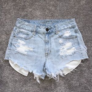 American Eagle Distressed Jean Shorts Size 2